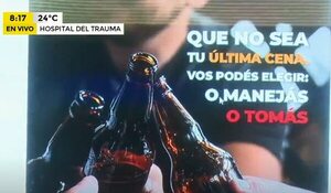 Hospital de Trauma insiste en recomendación de no conducir en estado etílico - Nacionales - ABC Color