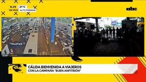 Con chipa y danza reciben a turistas en CDE - ABC Noticias - ABC Color