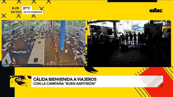 Con chipa y danza reciben a turistas en CDE - ABC Noticias - ABC Color