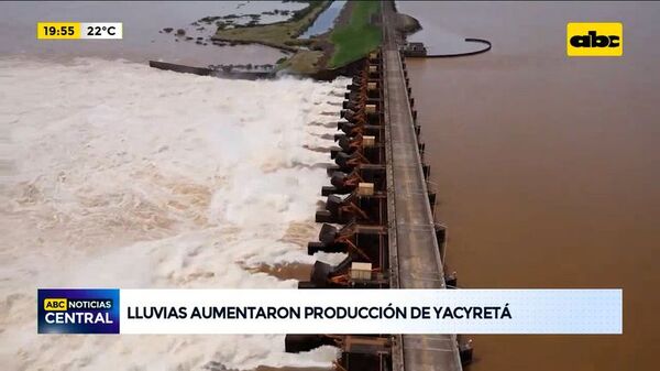 ITAÚ: Con las lluvias aumentó la producción de Yacyretá - ABC Noticias - ABC Color
