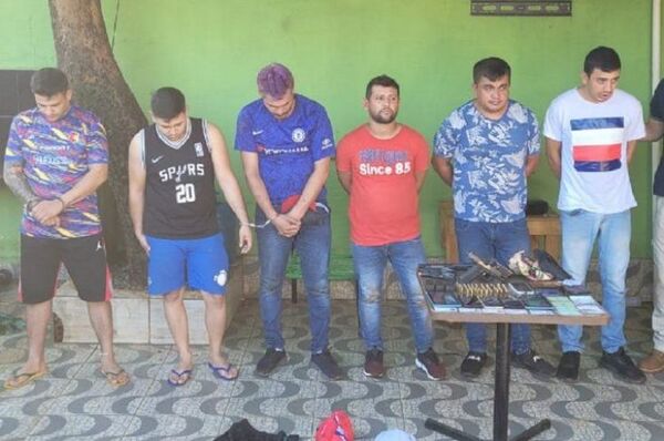 Ciudad del Este: Detienen a seis sospechosos de perpetrar violento asalto