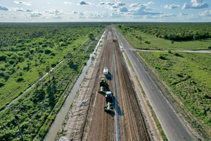 Obras del Tramo 2 Lote 3 de la ruta Transchaco alcanzaron 30% de avance