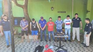 Desarticulan banda de delincuentes que acababa de asaltar local de encomiendas