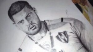Se inspiró en Jean y le quiere regalar su arte