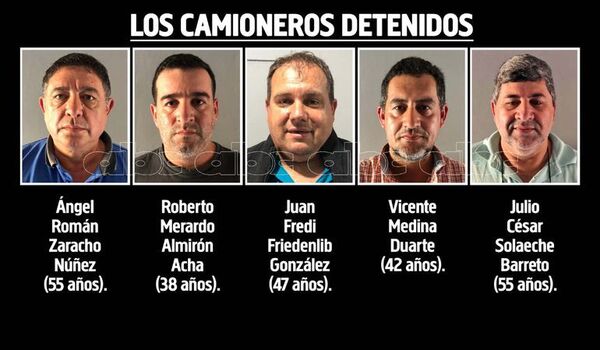 Camioneros podrían ir a Tacumbú tras los 10 días en la Agrupación dice, ministro de Justicia - Nacionales - ABC Color