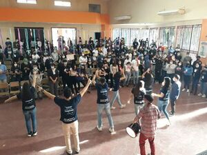 Tras dos años de confinamiento, jóvenes participan de enérgica Pascua Joven en parroquia Domingo Savio - Nacionales - ABC Color