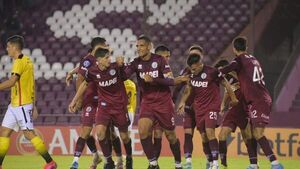 Lanús desaloja del liderato del Grupo A al Barcelona