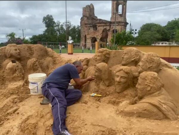 Escultura de la última cena es una atracción en Humaitá - Viajes - ABC Color