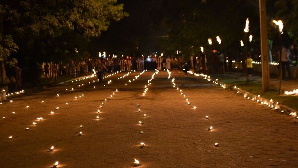 Camino de Luces es la atracción del Viernes Santo en Concepción