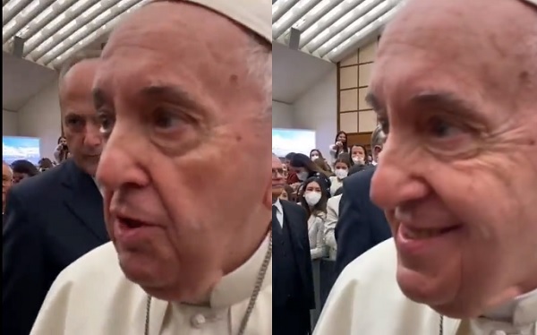 Francisco a comprometidos: “¿Cuándo entran en la cárcel?”