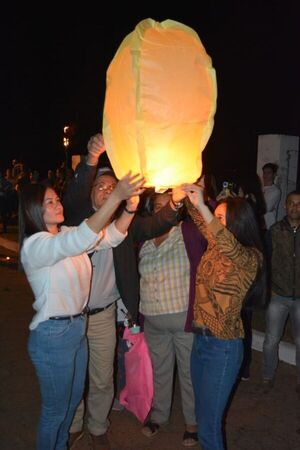 Concepción: multitudinaria asistencia en el “Camino de la luces” - Nacionales - ABC Color