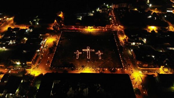 Concepción: Cerca de 20.000 personas vivieron el "Camino de las luces"