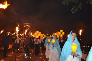 Tradicional procesión de Tañarandy retornó con todo su esplendor - Nacionales - ABC Color