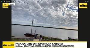 Reactivan comercio fronterizo entre Formosa y Alberdi con pasaje gratis
