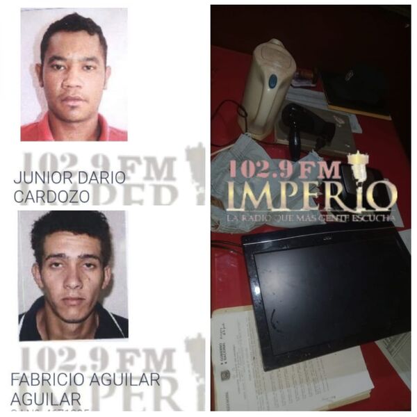 Policía detuvo a dos sujetos que intentaron desvalijar una vivienda en Terraza 1 - Radio Imperio