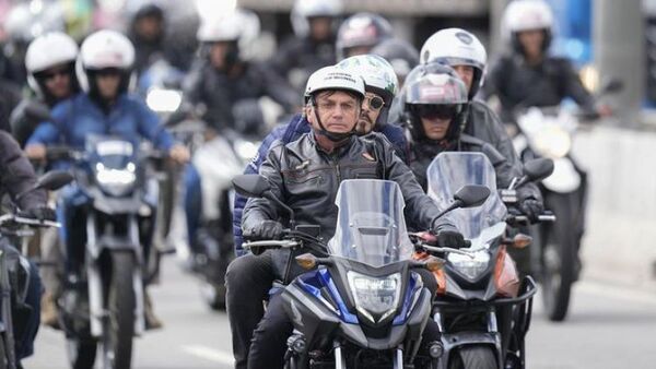 Brasil | Jair Bolsonaro celebra un mitin en motocicleta en Sao Paulo