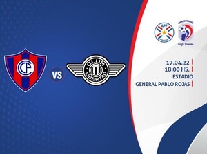 Cerro y Libertad se miden hoy en barrio Obrero desde las 18:00