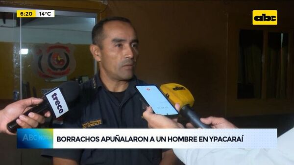 Borrachos acuchillaron a un hombre en Ypacaraí - ABC Noticias - ABC Color