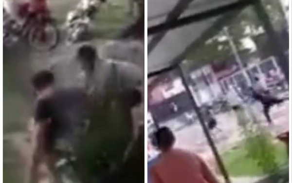 Crónica / [VIDEO] Vergonzosos actos de violencia en un chute de la Liga Luqueña