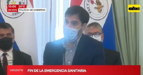 Ejecutivo deroga la Emergencia Sanitaria y el tapabocas ya no es obligatorio