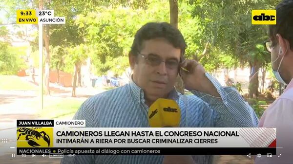 Camioneros piden diálogo con autoridades y adelantan que protestas seguirán, si no hay acuerdo - Nacionales - ABC Color