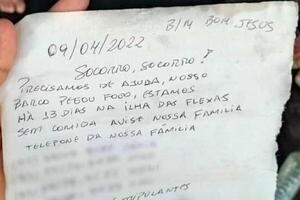 Brasil: Una carta en una botella con un pedido de auxilio y encontrada por un pescador, salvó la vida a seis náufragos
