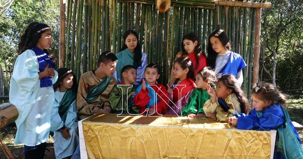 La Nación / Niños recrearon última cena en Tañarandy