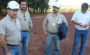 Verifican avance de las obras de la futura subestación Yguazú
