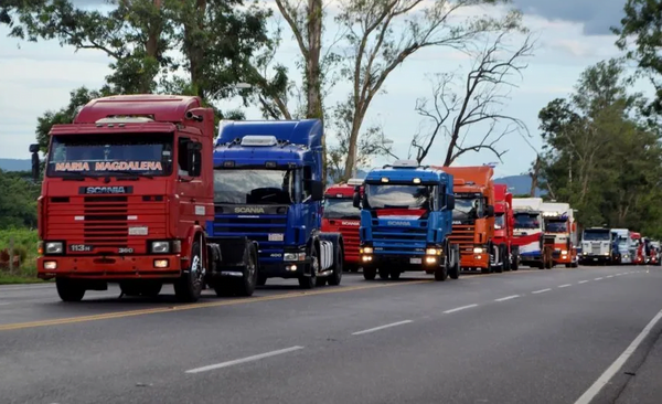 Paro de camioneros seguirá, pero sin cierres de ruta, dicen - Noticiero Paraguay