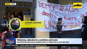 Tribunal absuelve a Aurora Lezcano, quien fue procesada en el marco de la toma de la UCA en 2017 - ABC Noticias - ABC Color