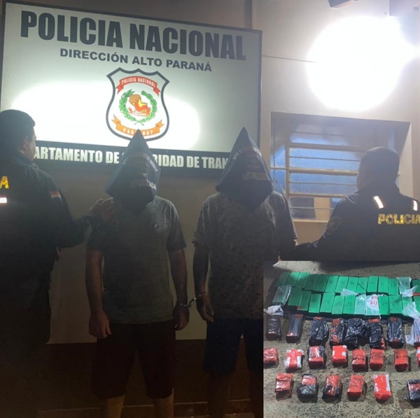 Detienen a traficantes con 40 kilos de marihuana - La Clave