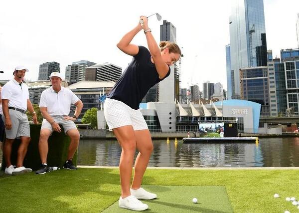 Ash Barty jugará en torneo de golf en EE.UU. - El Independiente
