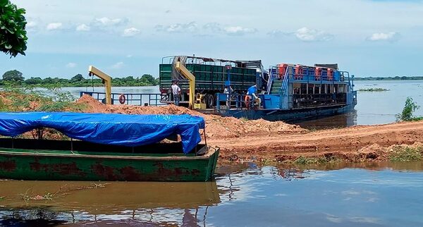 Servicio de balsas entre Itá Enramada y Pilcomayo ya opera desde ayer | 1000 Noticias
