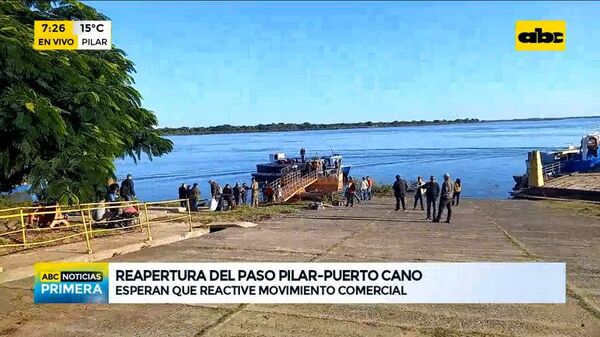 Reabren el paso internacional Pilar-Puerto Cano - ABC Noticias - ABC Color