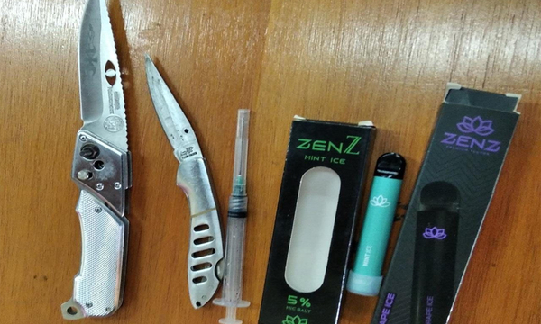 Encarnación: Incautan POD, navajas y una jeringa de un alumno de noveno grado - OviedoPress