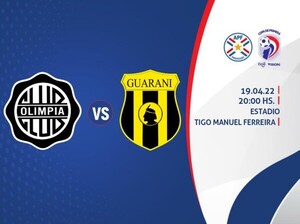 Olimpia vs. Guaraní, primer partido de la fecha 11