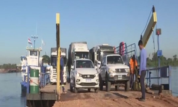 Reapertura del cruce de balsas en Puerto Itá Enramada - SNT