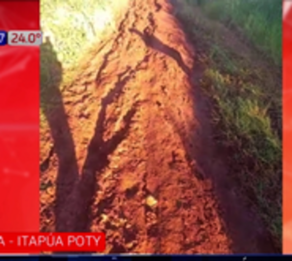 Desastroso acceso a escuela en Itapuá Poty - Paraguay.com