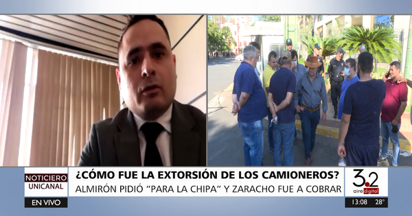 Caso de extorsión: camioneros pidieron millonario monto "para la chipa", según fiscal