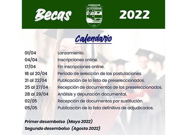 Alta demanda de estudiantes para las becas ofrecidas por la Gobernación del Alto Paraná | DIARIO PRIMERA PLANA