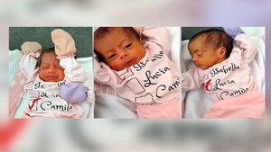 Trillizas idénticas ya están en casa - PARAGUAYPE.COM