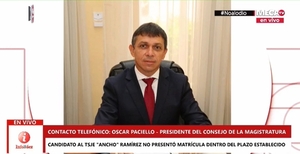 Candidatura al TSJE: “Ancho” Ramírez no presentó matrícula dentro del plazo establecido - Megacadena — Últimas Noticias de Paraguay