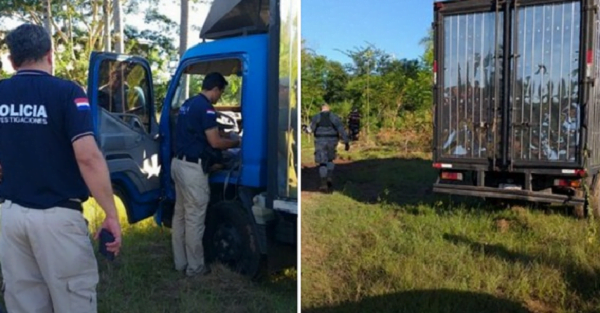 Delincuentes vestidos de policías roban camión con mercaderías y toman rehenes - Noticiero Paraguay
