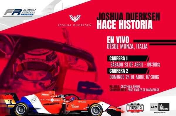 Versus / ¡Golazo de Nación Media! Las carreras de Duerksen se podrán ver en exclusiva por GEN - PARAGUAYPE.COM