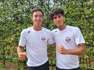Vallejo y Vergara, tenistas paraguayos que estarán en el Roland Garros Júnior