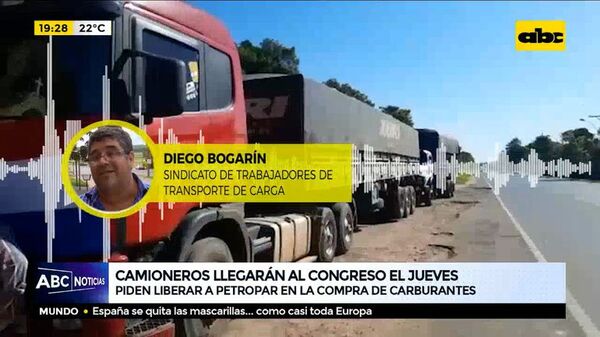 Camioneros llegarán al congreso el jueves - ABC Noticias - ABC Color
