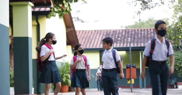 La Nación / En escuelas queda a conciencia uso de mascarillas