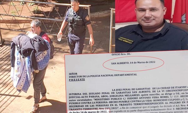 Destituyen a jefe de comisaría que mantenía como preso vip a conductor alcoholizado que mató a una pareja – Diario TNPRESS