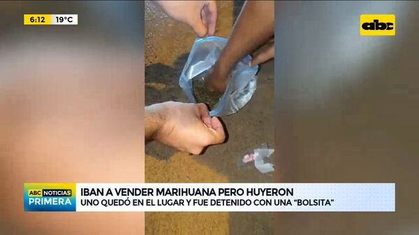 Detienen a presunto microtraficante de drogas - ABC Noticias - ABC Color