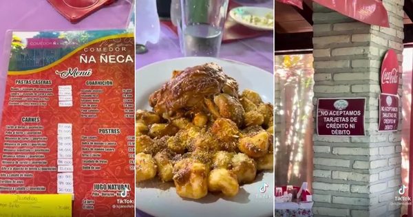 Ña Ñeca, dueña del comedor viral dice que sus platos son preparados con mucho cariño - Noticiero Paraguay